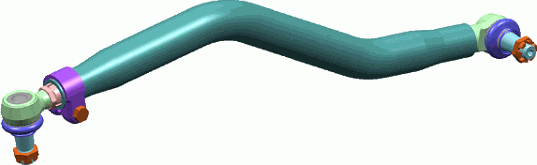 Рулевая тяга продольная Lemforder для Renault Premium II 2005-2013. Артикул 38781 01