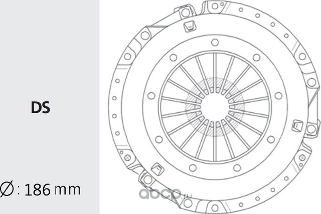 КОРЗИНА СЦЕПЛЕНИЯ (Valeo) Valeo. Артикул NSC13