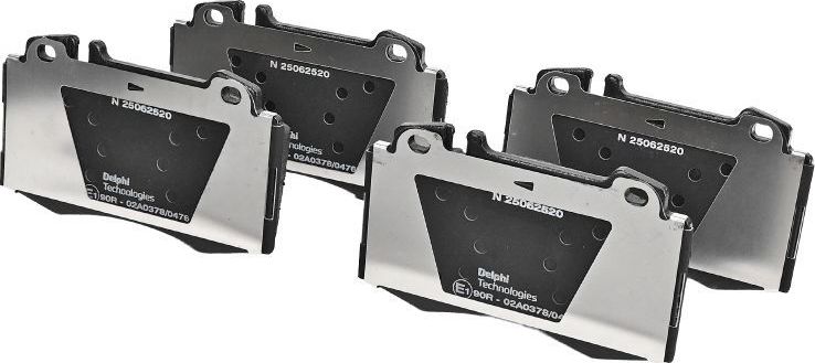 Тормозные колодки Delphi (Low-Metallic). Артикул LP1828