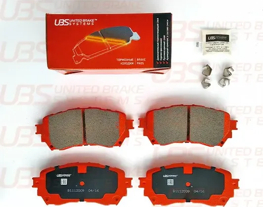 Тормозные колодки   MAZDA 6 2.0/2.5/2.2D 12-/13- передние (UBS). Артикул b1112009