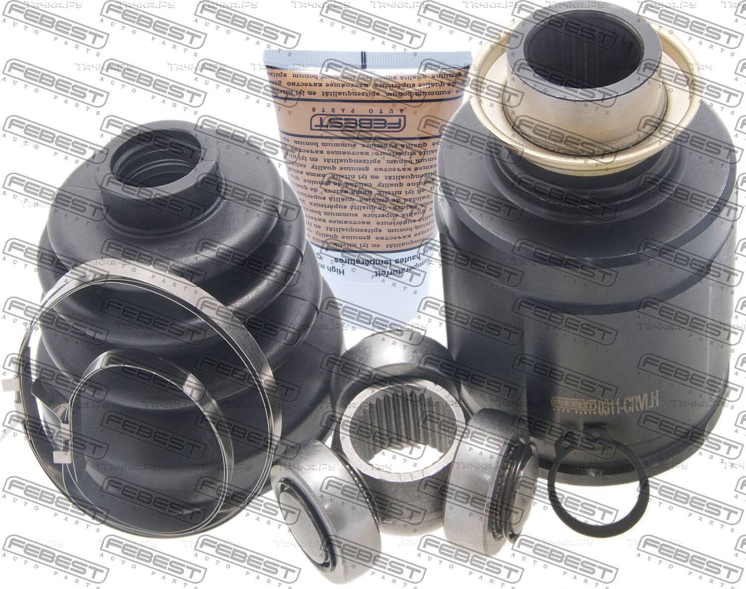 Шрус внутренний (граната) Febest передний для Honda CR-V II 2001-2006. Артикул 0311-CRVLH
