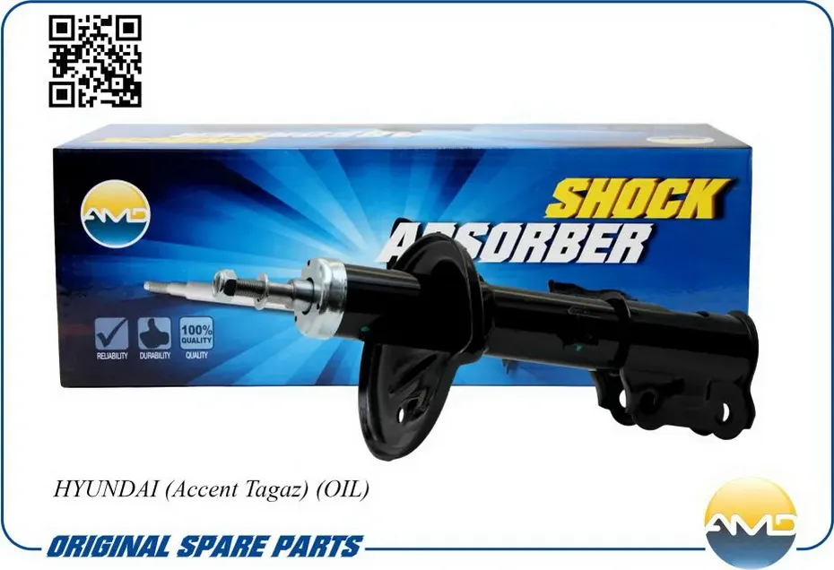 Амортизатор HYUNDAI ACCENT TAGAZ масл.перед.лев. (AMD). Артикул AMDSA124L