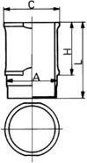 Гильза цилиндра Kolbenschmidt. Артикул 89060110