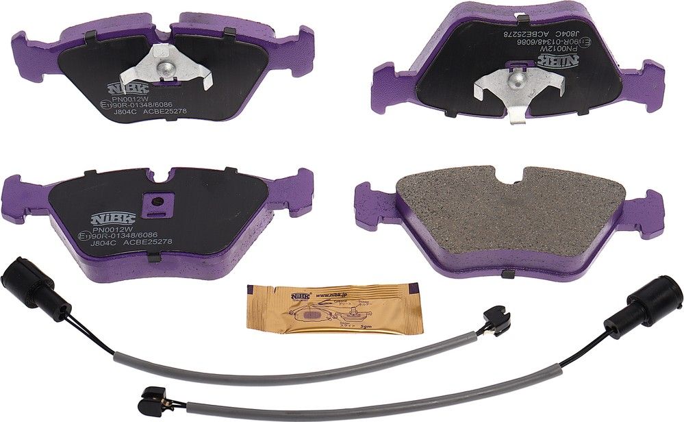 Тормозные колодки NiBK. Артикул PN0012