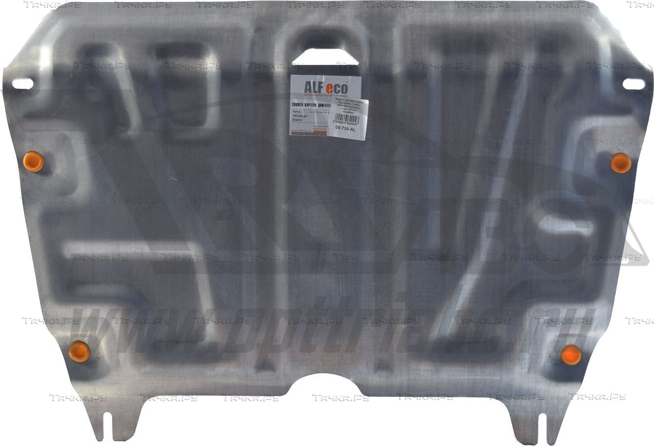 Защита алюминиевая Alfeco для картера и КПП Lexus RX 350, 270 III 2009-2015. Артикул ALF.24.59 AL4
