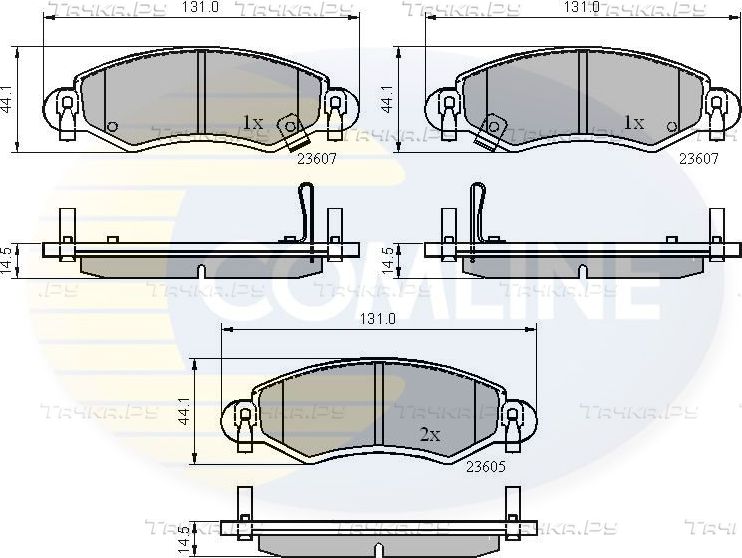 Тормозные колодки Comline Comline. Артикул CBP3893