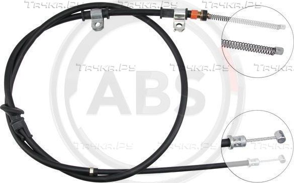 Трос ручника (тросик ручного тормоза) ABS. Артикул K11518