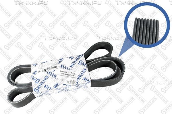 Приводной ремень поликлиновой Stellox для MAN TGS 2007-2026. Артикул 08-01875-SX