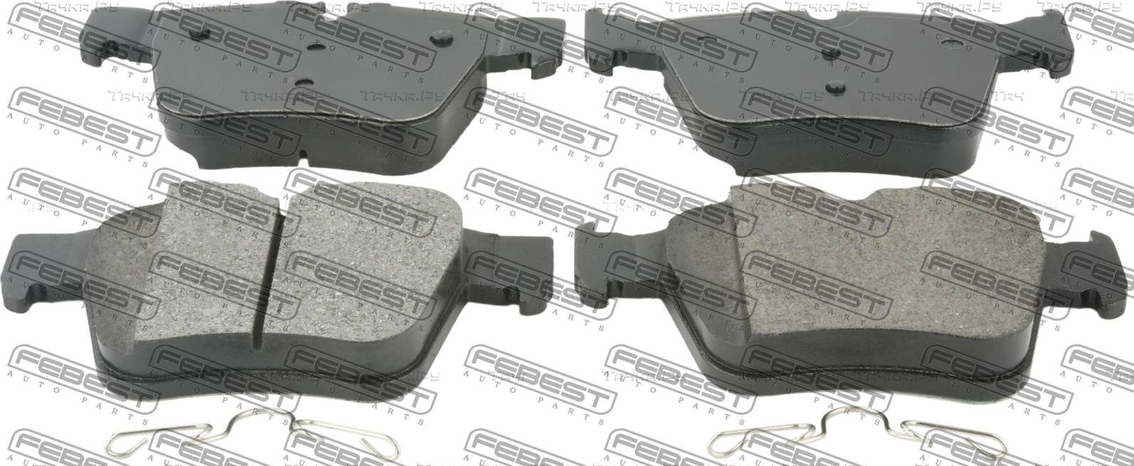 Тормозные колодки Febest. Артикул 1601-205R