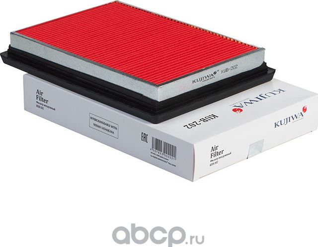 Фильтр воздушный KUB202 KUJIWA 16546JG30A NISSAN Kujiwa. Артикул KUB202