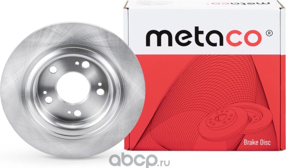 Диск тормозной задний (Metaco). Артикул 3060485