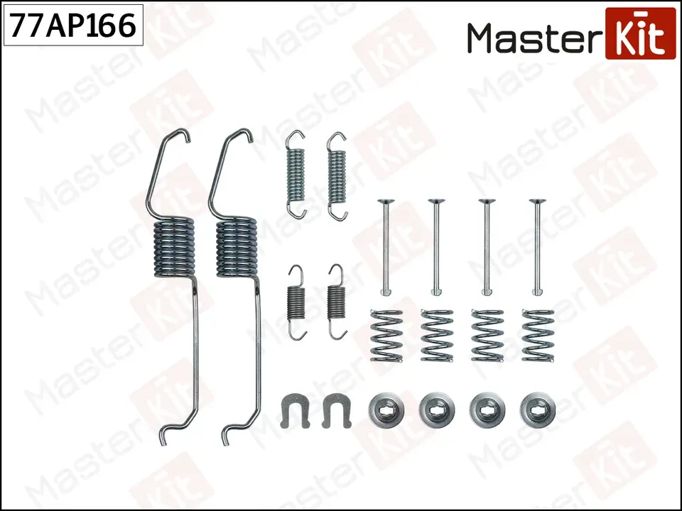 Ремкомплект крепления тормозных колодок (Master KIT). Артикул 77AP166