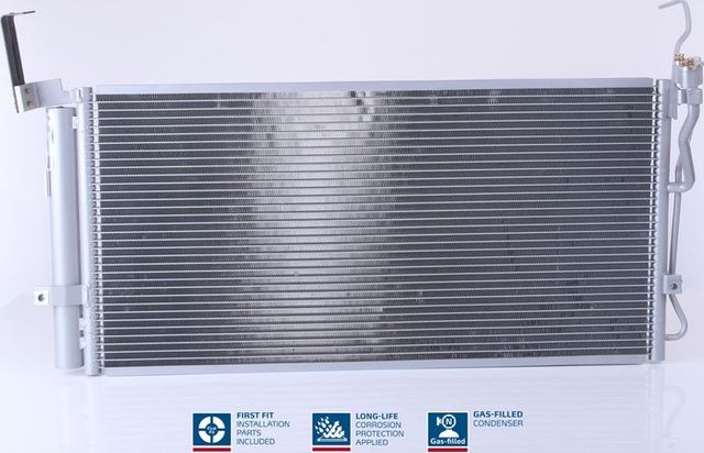 Радиатор кондиционера (конденсатор) Nissens (алюминий). Артикул 94451