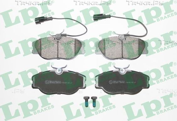 Тормозные колодки LPR. Артикул 05P286