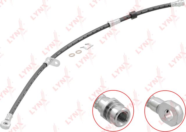 Тормозной шланг LYNXauto для Mitsubishi L200 IV 2005-2015. Артикул BL-4110