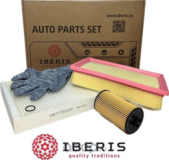 КОМПЛЕКТ ФИЛЬТРОВ CHEVROLET AVEO (T300) (F16D4) (Iberis). Артикул IB770024KIT 