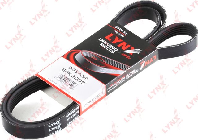 Приводной ремень поликлиновой LYNXauto для Jeep Cherokee II (XJ) 1984-2001. Артикул 6PK2005