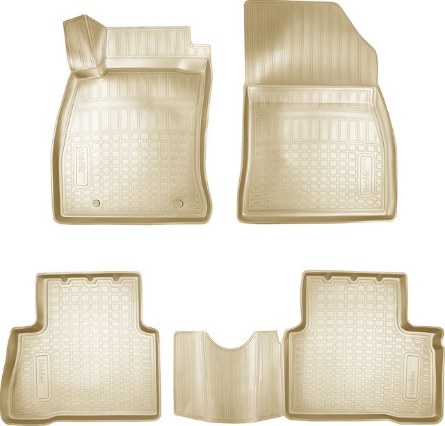 Коврики Норпласт для салона Nissan Juke 2011-2014. БЕЖЕВЫЕ. Артикул NPL-Po-61-10-B