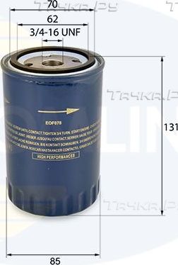 Масляный фильтр Comline. Артикул EOF078