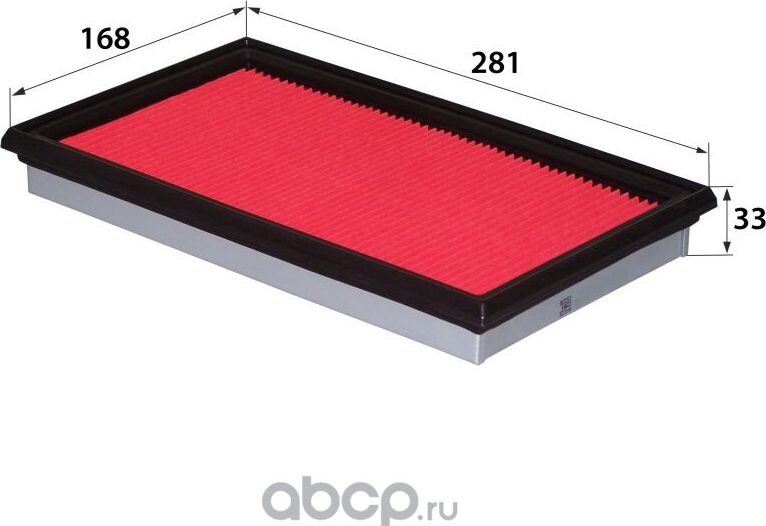 A-012E 16546-V0110 (фильтр воздушный) (RB-Exide). Артикул A012E