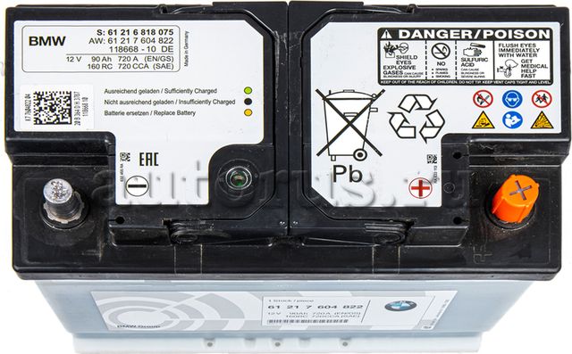 Аккумулятор BMW. Артикул 61217604822
