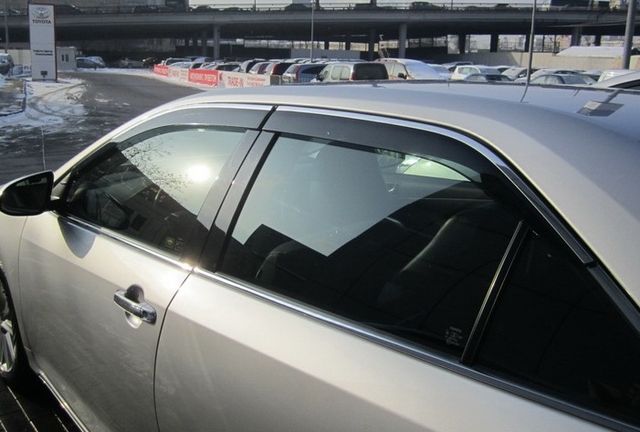 Дефлекторы Alvi-Style для окон (с нерж. молдингом) Toyota Camry 40 (V40, XV40) 2006-2011. Артикул ALV347M