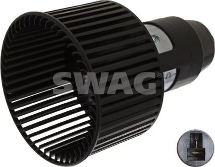 Вентилятор, мотор печки (отопителя) салона SWAG для Audi V8 1988-1994. Артикул 30 91 8784