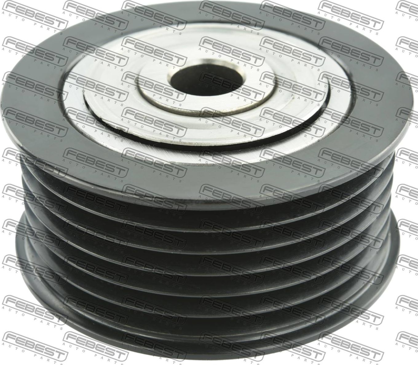 Направляющий (ведущий) ролик приводного поликлинового ремня Febest. Артикул 0488-CX6A