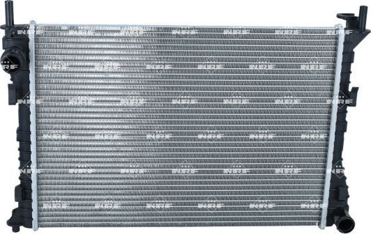 Радиатор охлаждения двигателя NRF (алюминий). Артикул 53740