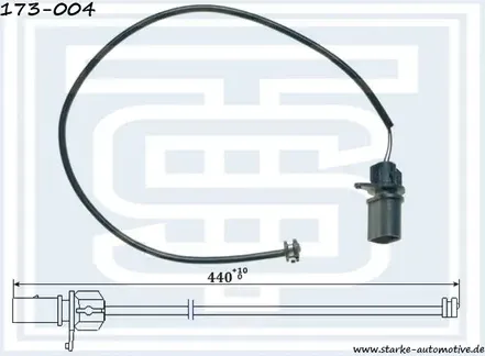 Датчик износа тормозных колодок (Starke). Артикул 173004