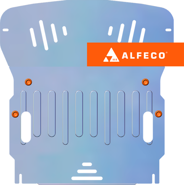 Защита алюминиевая Alfeco для картера и КПП Volkswagen Crafter 2006-2011. Артикул ALF.26.82al