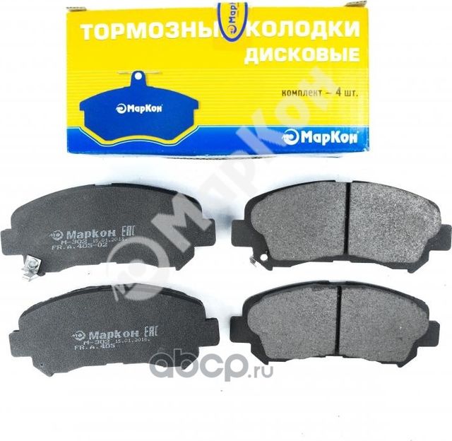 Колодки тормозные дисковые к-т с мех. индикатором износа Nissan X-Trail II  Renault Koleos (Markon). Артикул 40502170