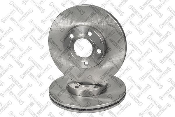 Тормозной диск Stellox передний для Volkswagen Passat B5 1996-2000. Артикул 6020-4765V-SX