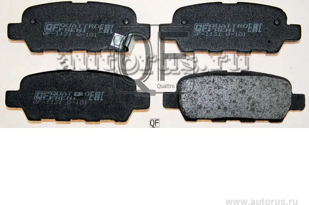 Колодки тормозные дисковые к-т (Quattro Freni). Артикул qf63102