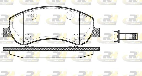 Тормозные колодки RoadHouse. Артикул 21250.00