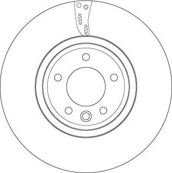 Тормозной диск TRW. Артикул DF6954S