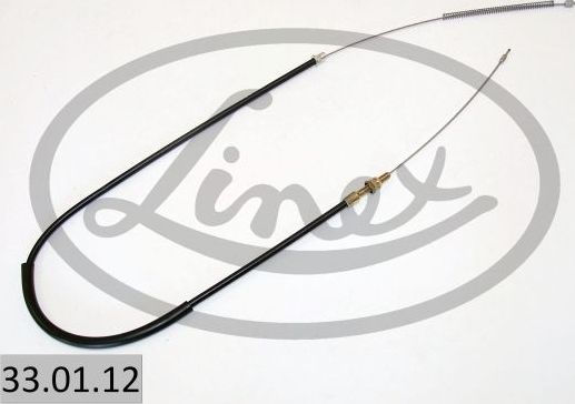 Трос ручника (тросик ручного тормоза) Linex. Артикул 33.01.12
