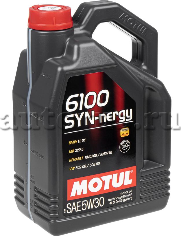 Масло моторное Motul 6100 SYN-NERGY 5W30 (4л ). Артикул 112138