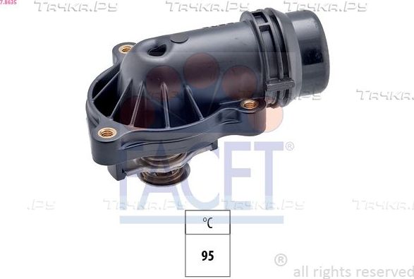 Термостат Facet Made in Italy - OE Equivalent для BMW 3 IV (E46) 2001-2007. Артикул 7.8635