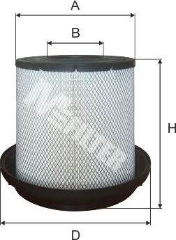 Воздушный фильтр MFilter. Артикул A 590