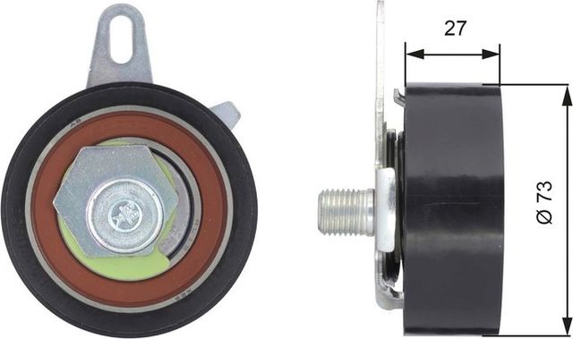 Натяжной ролик (натяжитель) ремня ГРМ Gates PowerGrip®. Артикул T43036