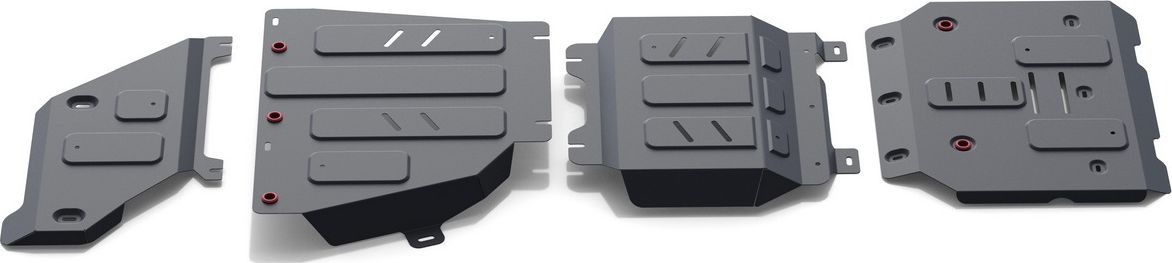 Защита АвтоБРОНЯ для радиатора, картера, КПП и РК Haval H9 2014-2017 2017-2026. Артикул K111.09418.1