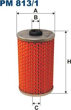 Топливный фильтр Filtron. Артикул PM 813/1