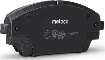 Колодки тормозные MAZDA 3 13- перед. (Metaco). Артикул 3000235