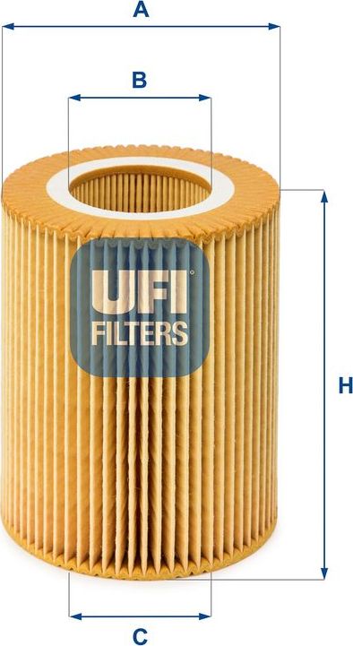 Масляный фильтр UFI. Артикул 25.004.00