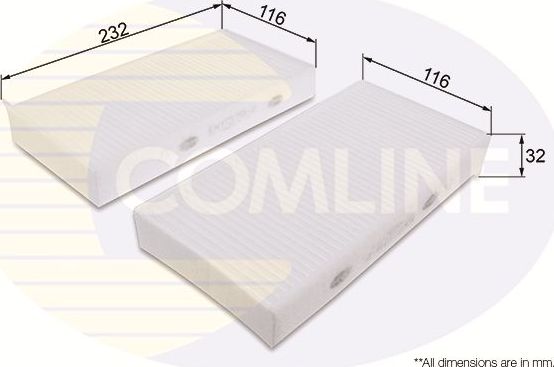 Салонный фильтр Comline. Артикул EKF379-2
