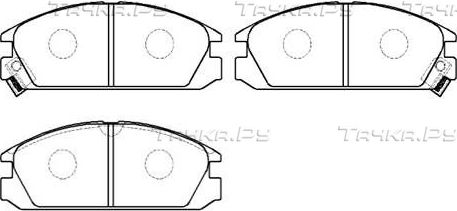 Тормозные колодки HSB. Артикул HP5059