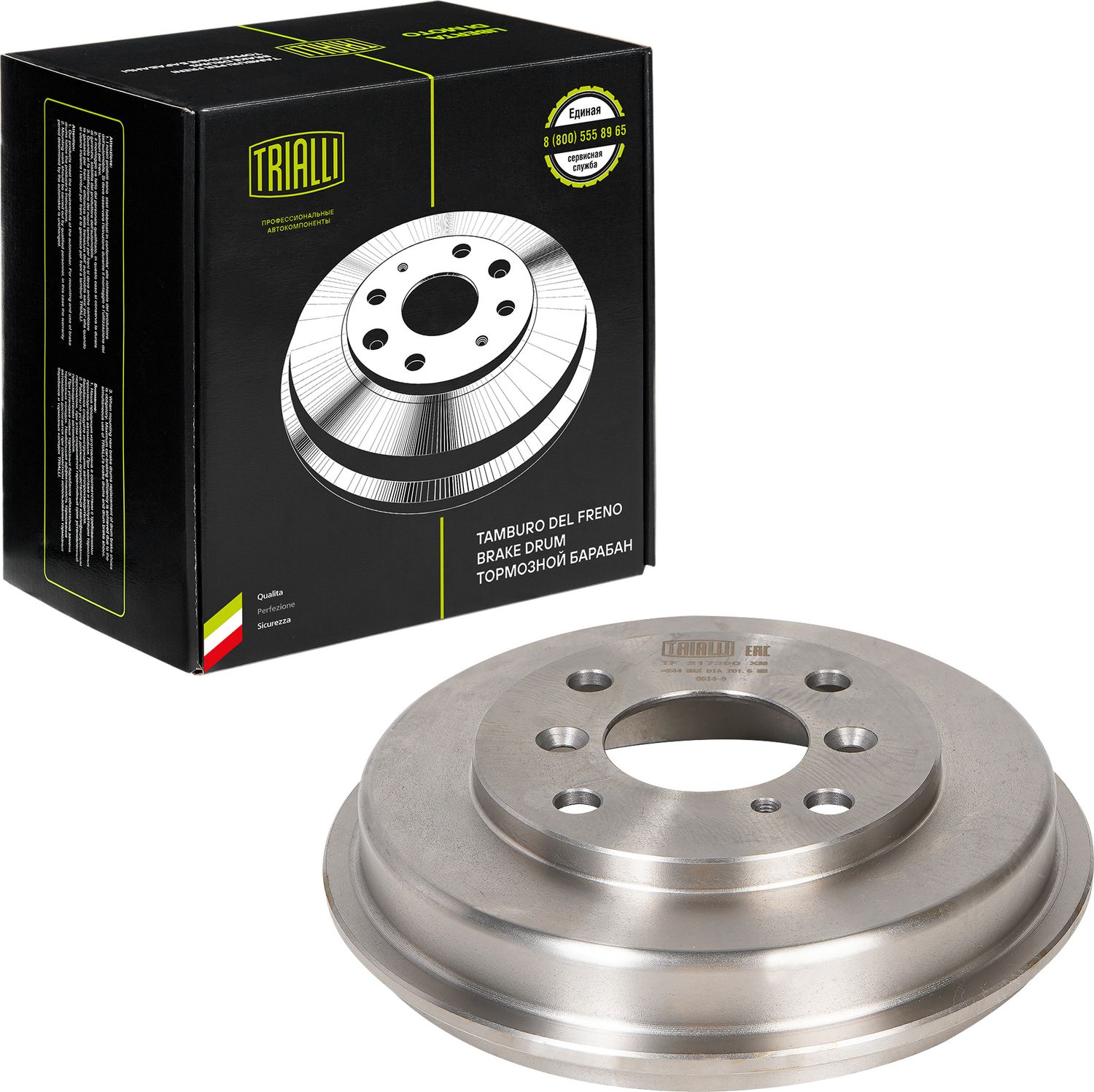 Тормозной барабан Trialli. Артикул TF 217390