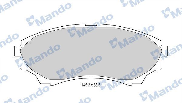 Тормозные колодки Mando. Артикул MBF015234