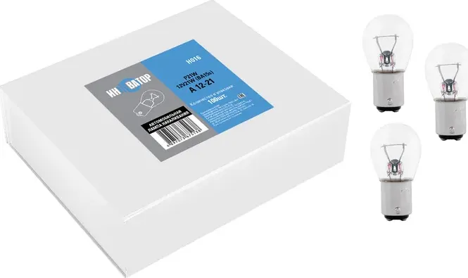 ЛАМПА НАКАЛИВАНИЯ A 12V 21W BA15S ИHHОВАТОР ИННО (Инноватор). Артикул H016